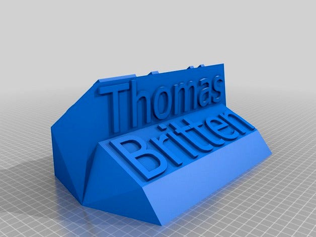 Nameplate by tbritten