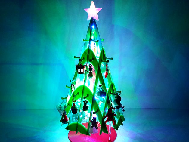 Christmas Tree + Advent Calendar Ornaments by Ratherwok