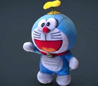 Doraemon cat doll 3D Model