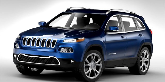 Jeep Cherokee 2014 3D Model