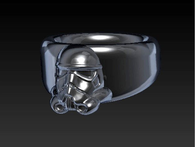 STORMTROOPER RING by Guidoo
