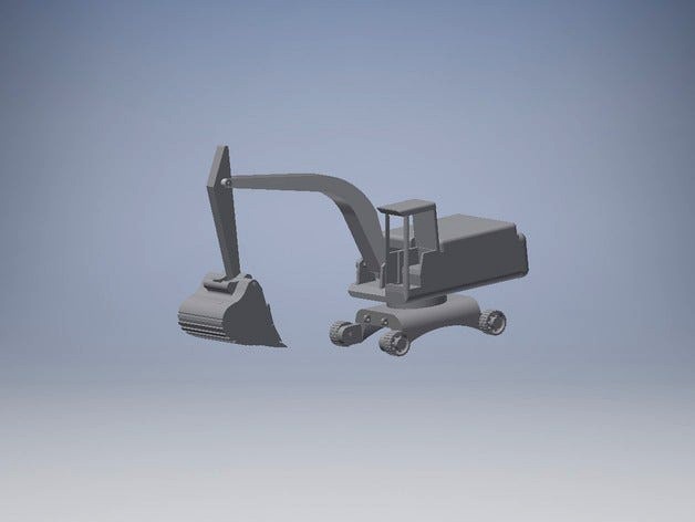 Kids excavator by rickmoss88