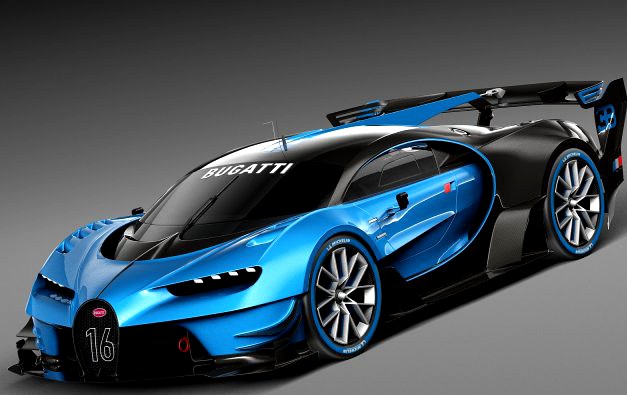 Bugatti Vision Gran Turismo Concept 2015 3D Model