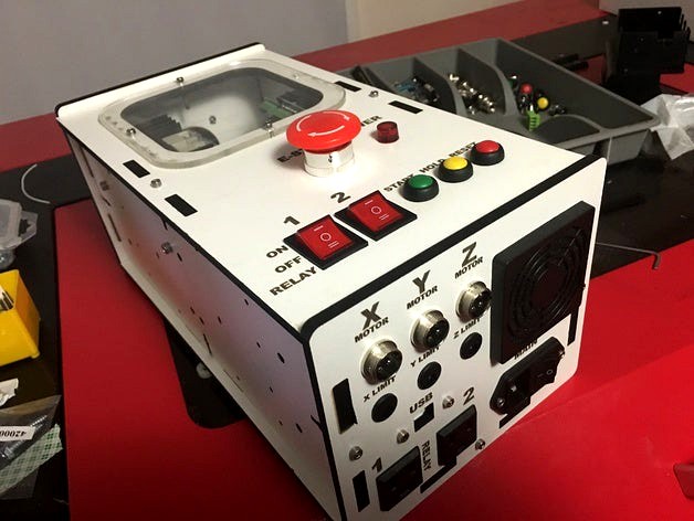 FluxController an X-Carve electronics enclosure by drandolph