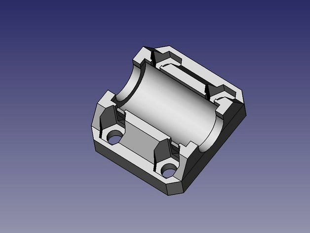 LM8UU Holder (SC8UU compatible) by Taumelscheibe