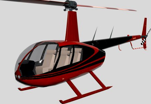 Robinson R44 3D Model