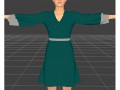 Genesis 3 Dress Model for Merchants 3D Model