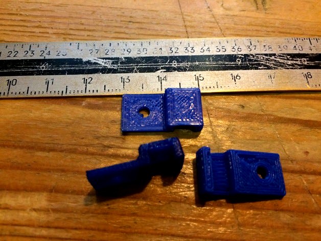 Cable Clip for IKEA STRIBERG LED Lamp Cabel 4x2 mm by Killerwurm007