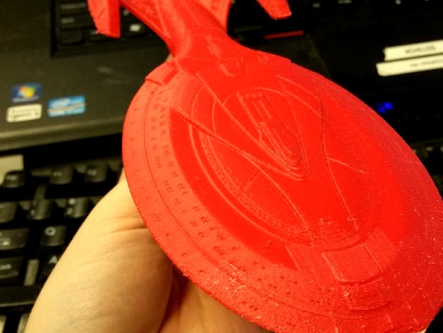 Enterprise E (Engines separated for easier printing) by RettMikhal