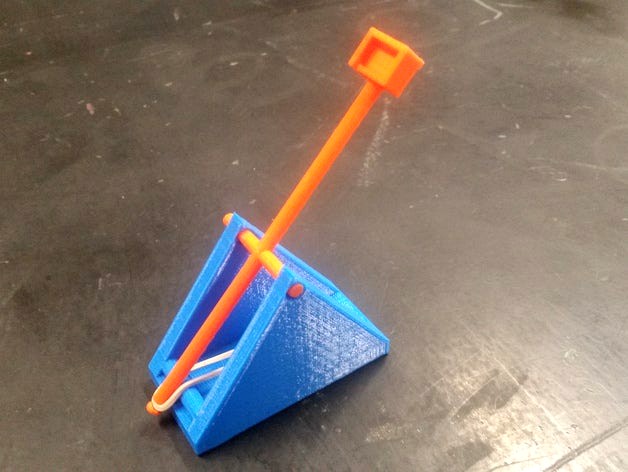 Desktop Catapult by Voltbicell