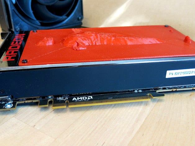 Han Solo faceplate for Radeon Fury X by jetboyjetgirl