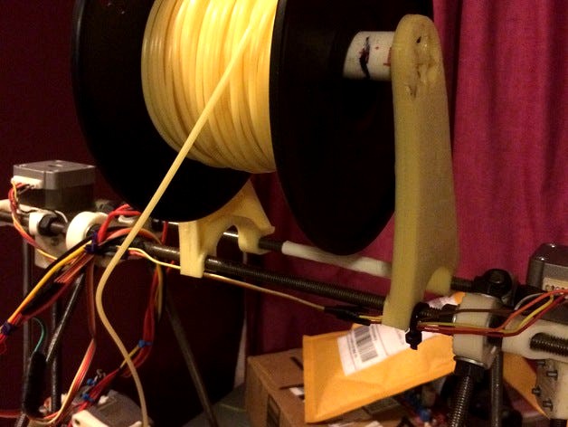 Better Prusai 2 Spool Holder by pmzielinski