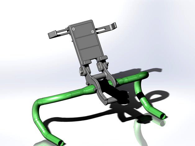 Tablet Holder for Bicycles on Trainers by jwl3701