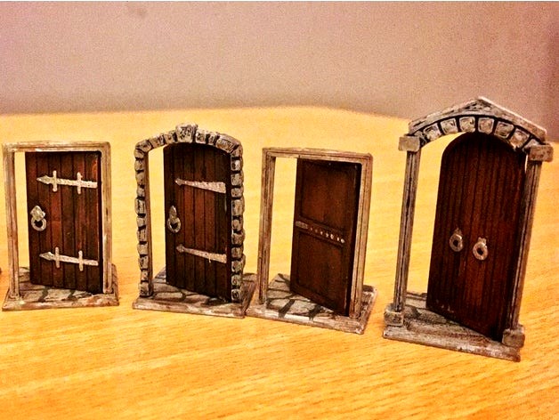 28mm Doors - Zombicide by Isolt
