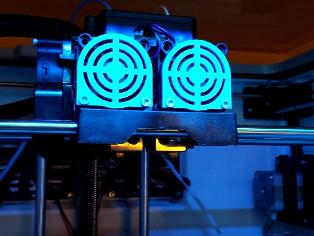Flashforge Dreamer fan grill replacement by Brigandier