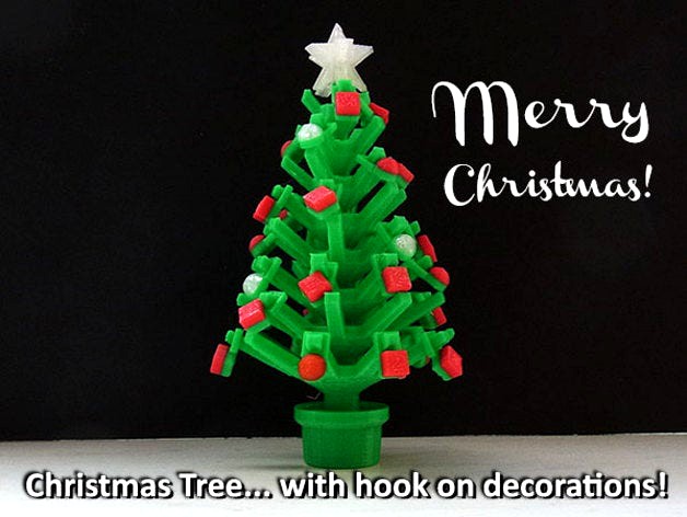 Mini Christmas Tree with hook on Decorations! by muzz64