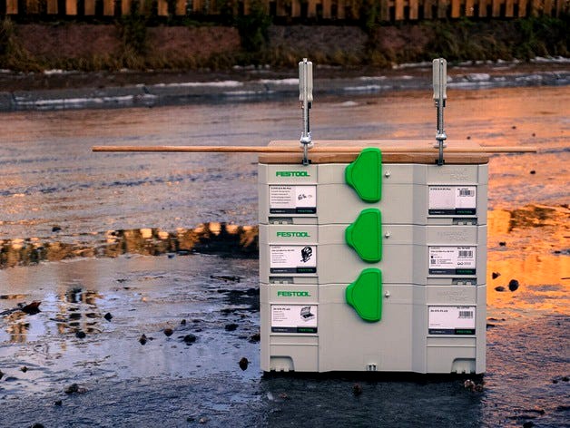 Festool Systainer T-loc cleat system by Njordfabrication