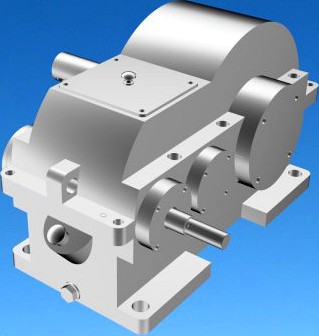 Helical reducer 3D Model