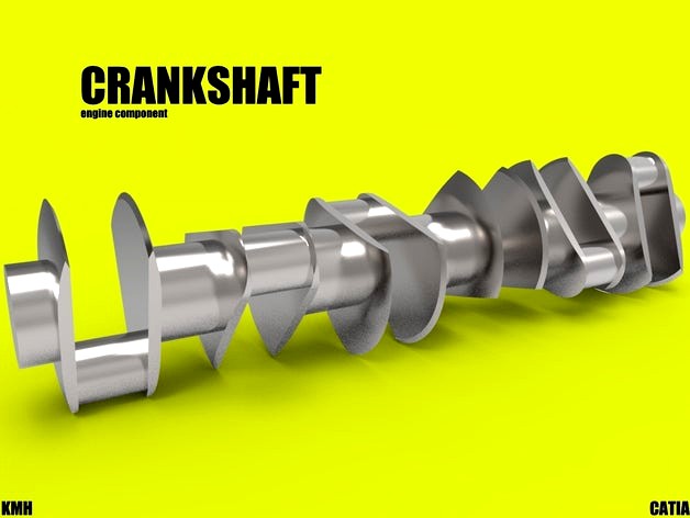 crankshaft v12 engine by kasraoui