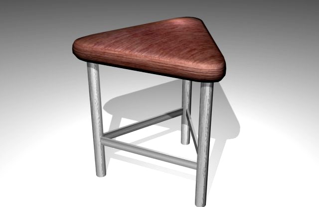 Unusual stool 02 3D Model