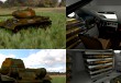 T-34-85 with Interior HDRI Camo 3D Model