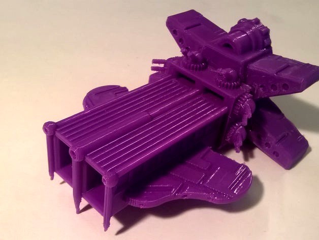 UNSP Battle Carrier Spaceship by Phelps3D
