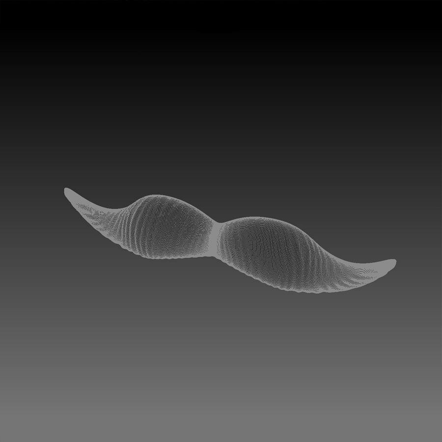 Cartoon Mustache Handlebar Style Detailed