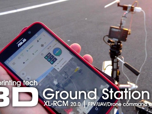 XL-RCM 20.0: FPV/UAV/Drone Ground Station II kit by 3dxl