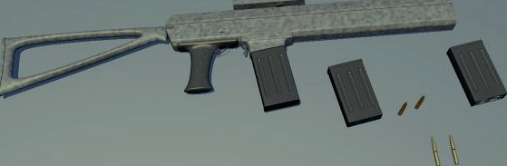 Machine gun 3D Model