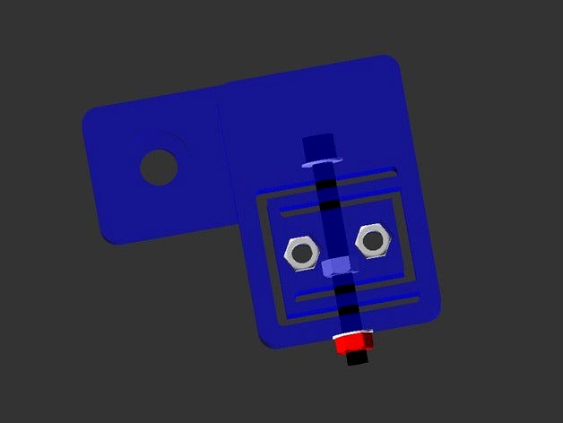 Z-Probe Mount w/ fine adjust flexure by thehans