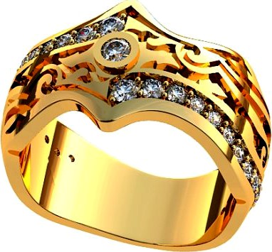 Ring 4098 3D Model