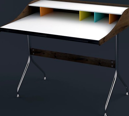 Nelson Swag Leg Desk 3D Model