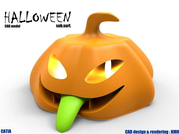 halloween cad model by kasraoui