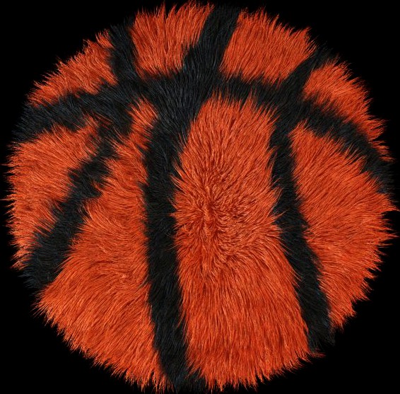 Carpet round Basketball 3D Model