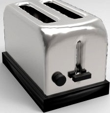 Toaster - Low Poly 3D Model