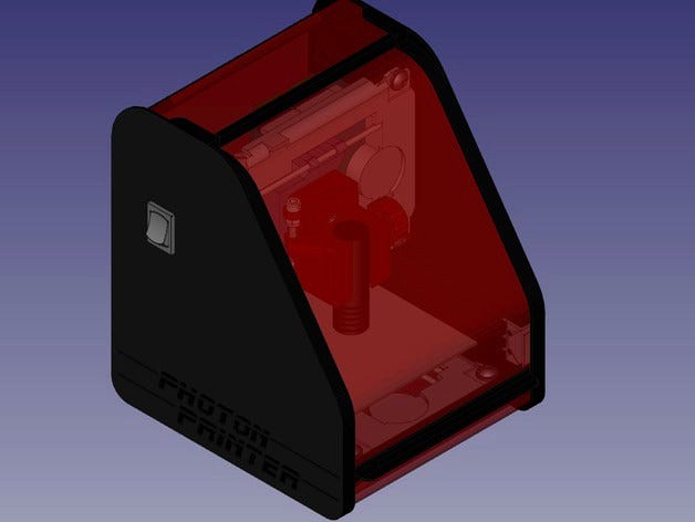 Photon Printer - FreeCAD Assembly by Zerginator