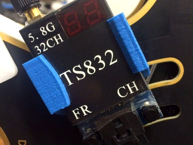 FPV Video Transmitter Boscam TS832 Clip for DJI 550 frame by jacopolupi