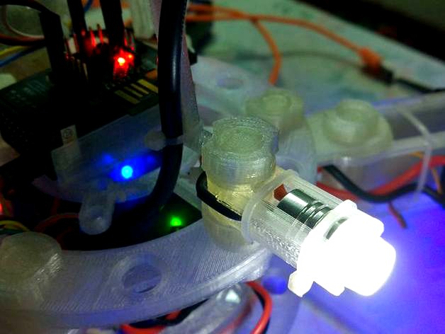 LED mount for Full 3D Print Y6 HexaCopter Flame by WindoAC