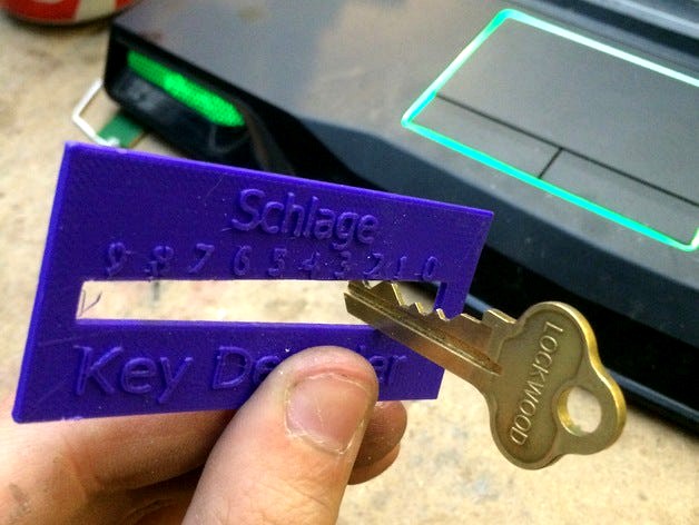 Key Decoder (For duplicating house keys) by haycurt
