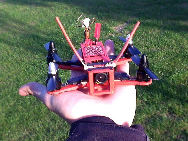 Red Dwarf 135/155 micro FPV Quadcopter by janmittner