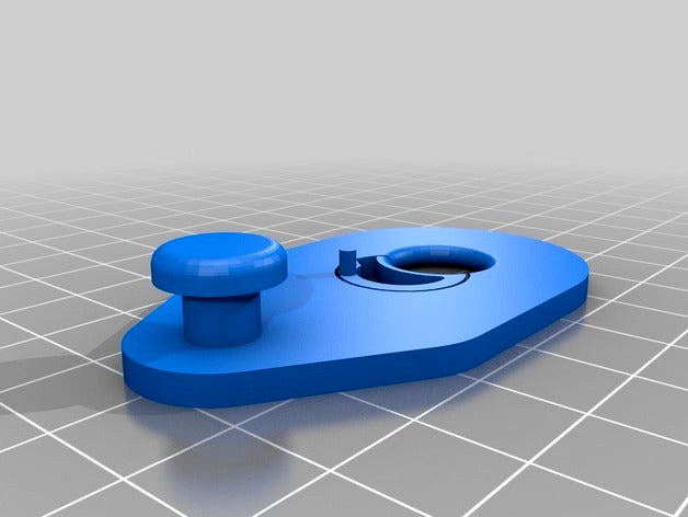Guitar Pickup Button Adapter V1--OBSOLETE SEE V2 by jaln