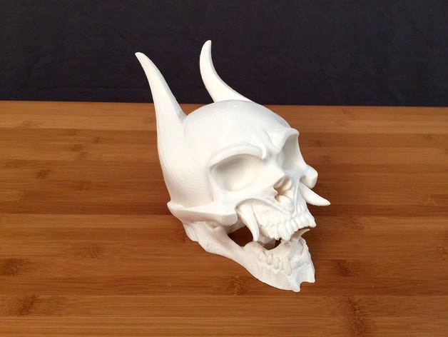 Oni Skull [hollowed] by adafruit