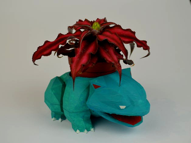 Low poly Venusaur planter by Guidoo