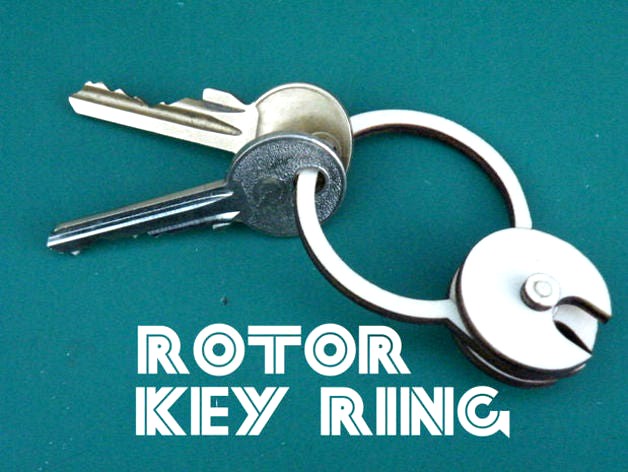 Rotor Key Ring by Kiteman