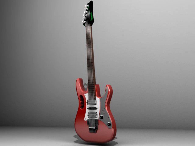 Ibaez guitar 3D Model