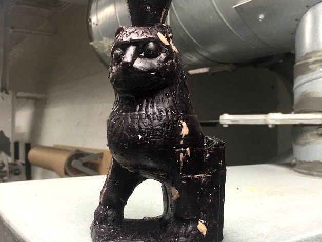 Lost Wax Mold (Lion Protome) by tomburtonwood