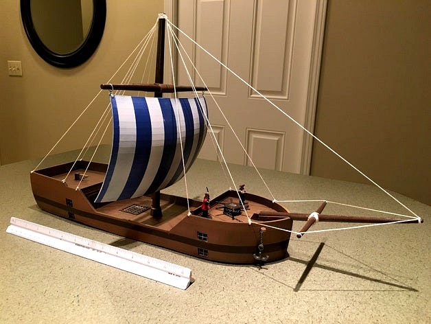 Sailing ship for table top games (Saltmarsh DnD) by Jabberwock