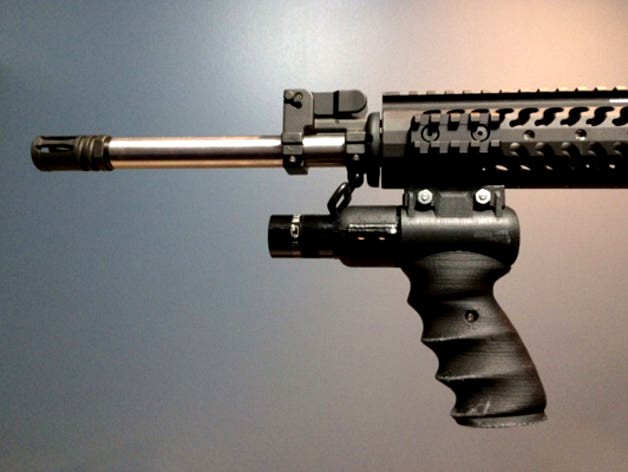 AR picatinny foregrip w/ tactical light by Archrival