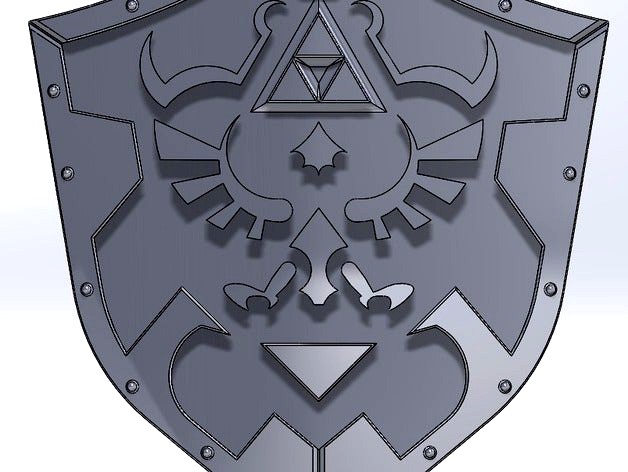 Link's Hylian Shield (Legend of Zelda) by LinkinLake