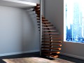 Spiral staircase 01 3D Model